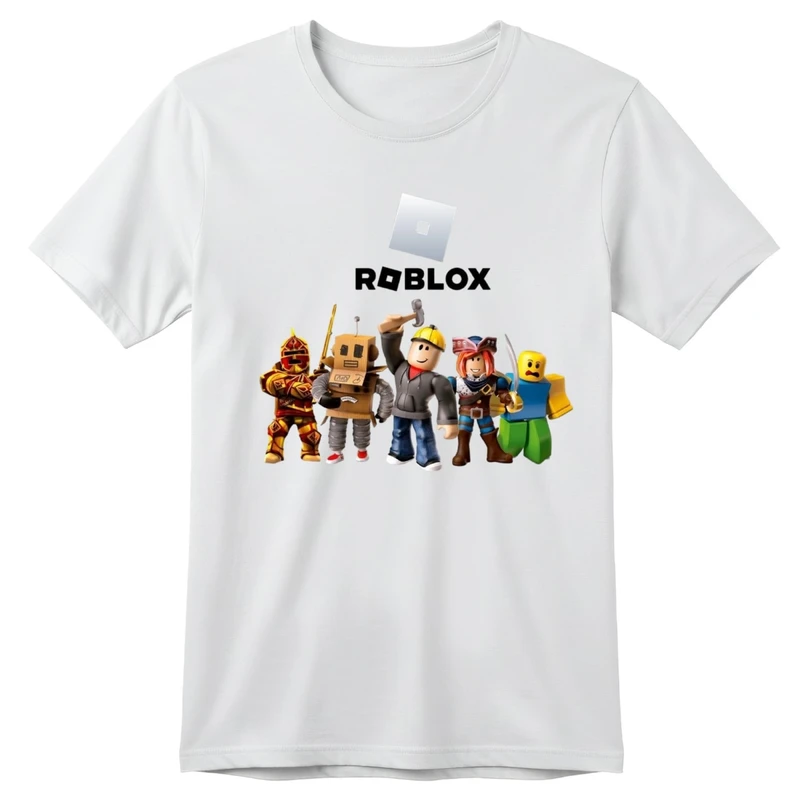 تی‌شرت آستین کوتاه بچگانه مدل روبلاکس کد p1 