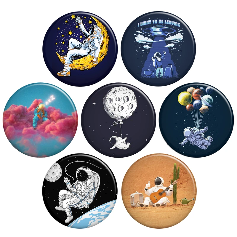 پیکسل گالری باجو طرح فضا و فضانورد کد 41 مجموعه 7 عددی