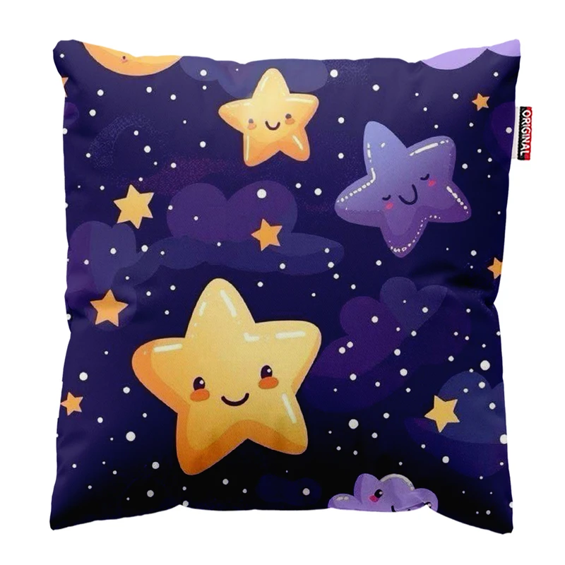 کوسن پاد آفرین مدل ستاره های ناز خوشگل کد 536 سایز 30*30 سانتی متر