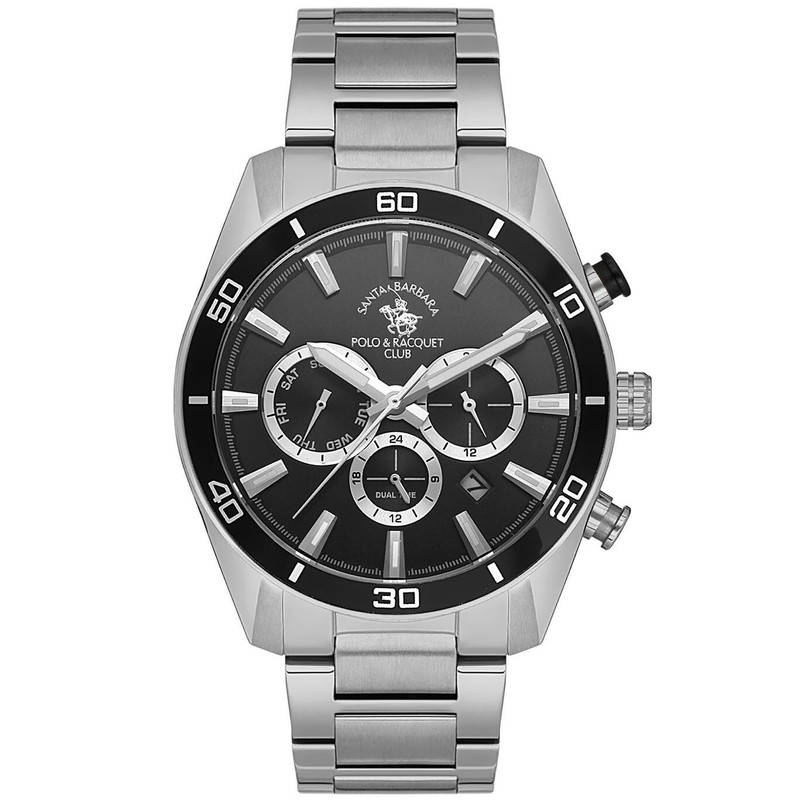ساعت مچی عقربهای مردانه سانتا باربارا پولو راکت کلاب مدل SB.1.10498-1 ساعت مچی عقربهای مردانه سانتا باربارا پولو راکت کلاب مدل SB.1.10498-1