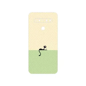 MAHOOT Minimal Internet Cat Icon Cover Sticker for LG K61