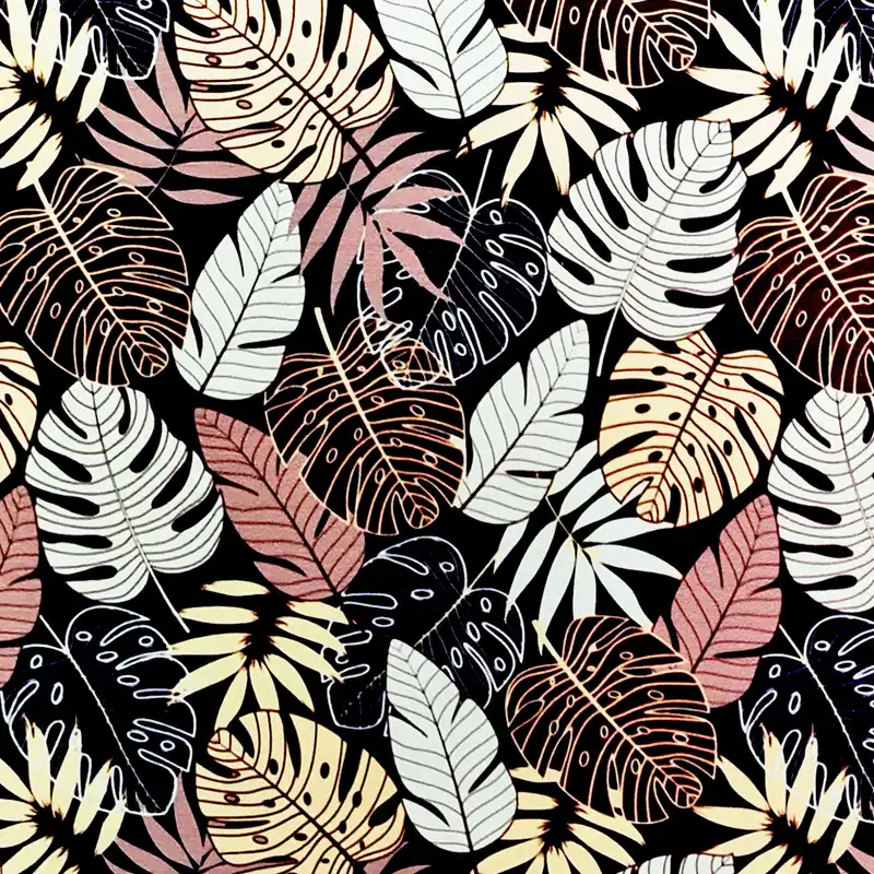 چرم مصنوعی طرح برگ پاییزی مدل FLA190813