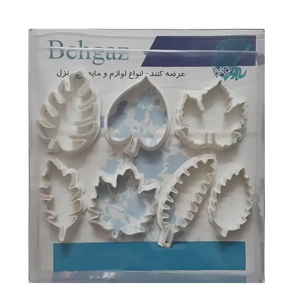 قالب شیرینی به گز مدل انواع برگ مجموعه 7 عددی