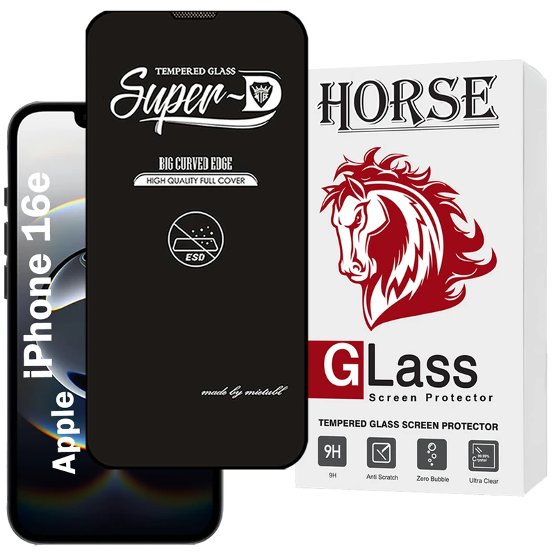محافظ صفحه نمایش هورس مدل SUPERDNH مناسب برای گوشی موبایل اپل iPhone 16e