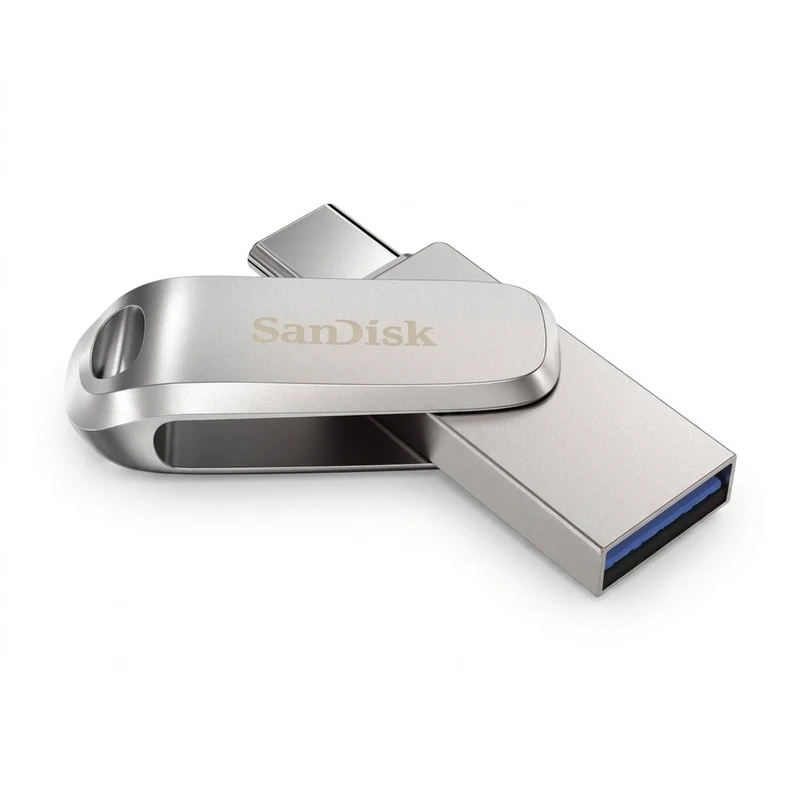 فلش مموری سن دیسک مدل Ultra Dual Drive Luxe ظرفیت 64 گیگابایت با رابط USB 3.2