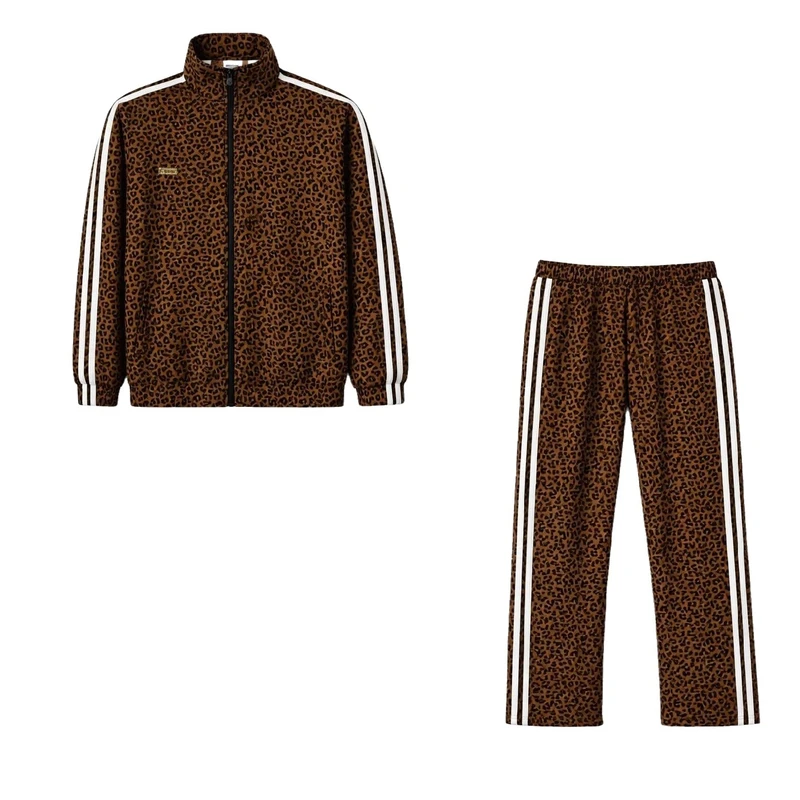 ست سویشرت و شلوار راحتی دخترانه مدل پلنگی