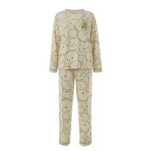 ست تی‌شرت آستین بلند و شلوار راحتی زنانه مدل عروسکی