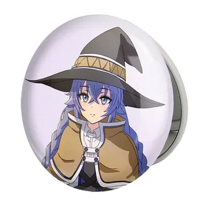 آینه جیبی خندالو طرح روکسی انیمه موشوکو تنسی مدل تاشو کد 24052 