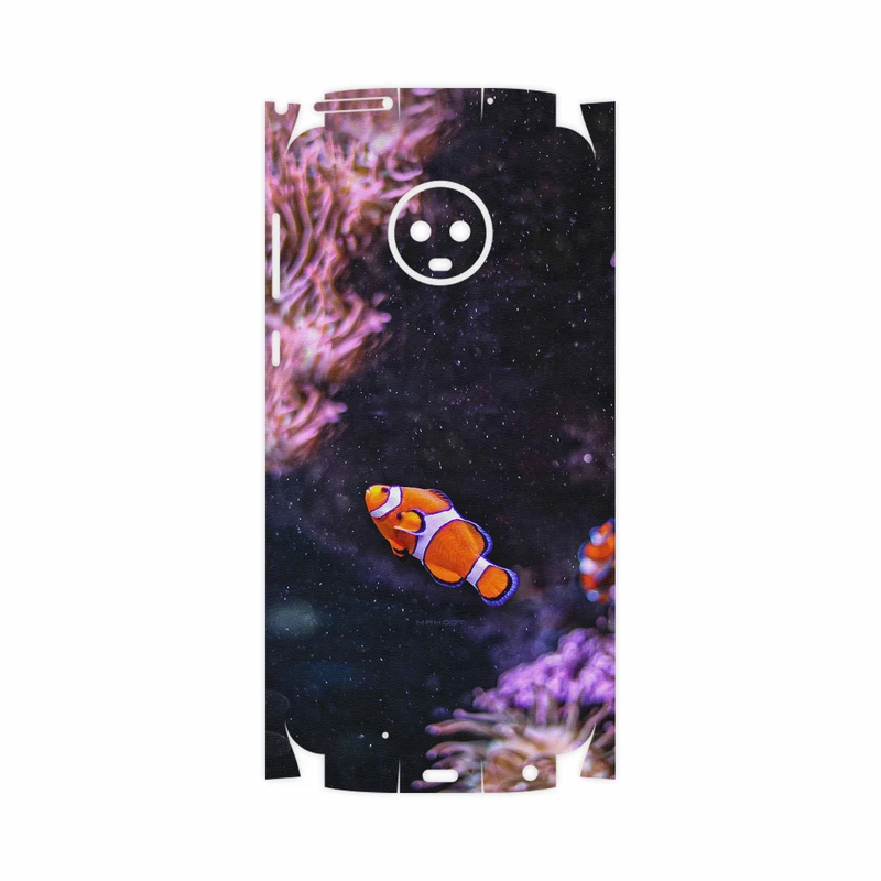 برچسب پوششی ماهوت مدل Clownfish-FullSkin مناسب برای گوشی موبایل موتورولا Moto G6
