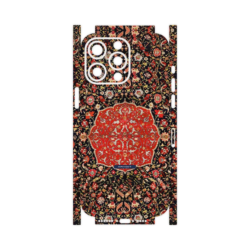 برچسب پوششی ماهوت مدل Persian_Carpet_Red-FullSkin مناسب برای گوشی موبایل اپل iPhone 15 Pro Max