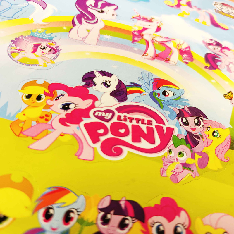 استیکر دیواری کودک مدل پونی کد 07