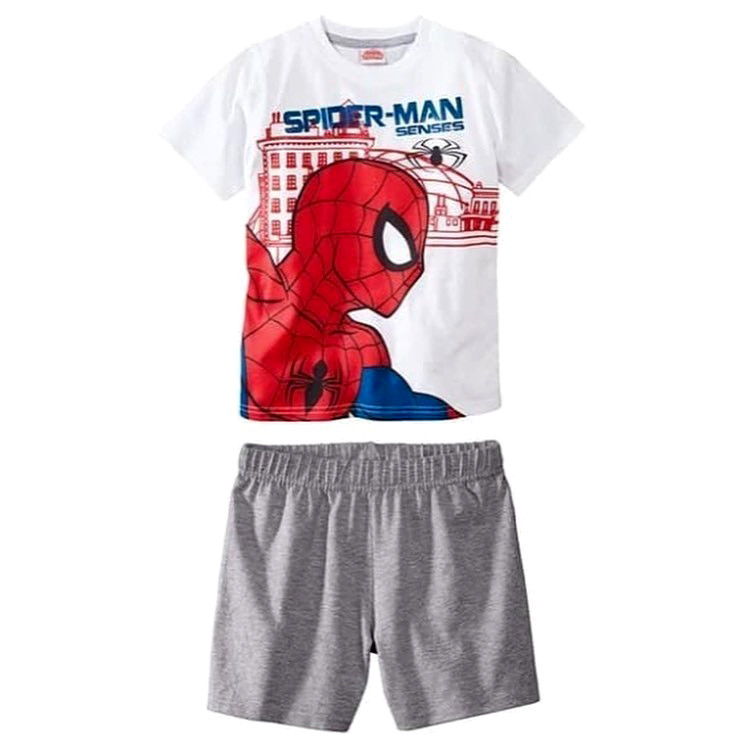 ست تی شرت و شلوارک پسرانه مدل SPIDERMAN101