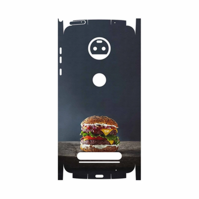 برچسب پوششی ماهوت مدل Hamburger-FullSkin مناسب برای گوشی موبایل موتورولا Moto Z2 Force