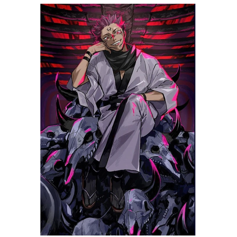پوستر مدل سوکونا Sukuna طرح انیمه جوجیتسو کایزن Jujutsu Kaisen کد 790