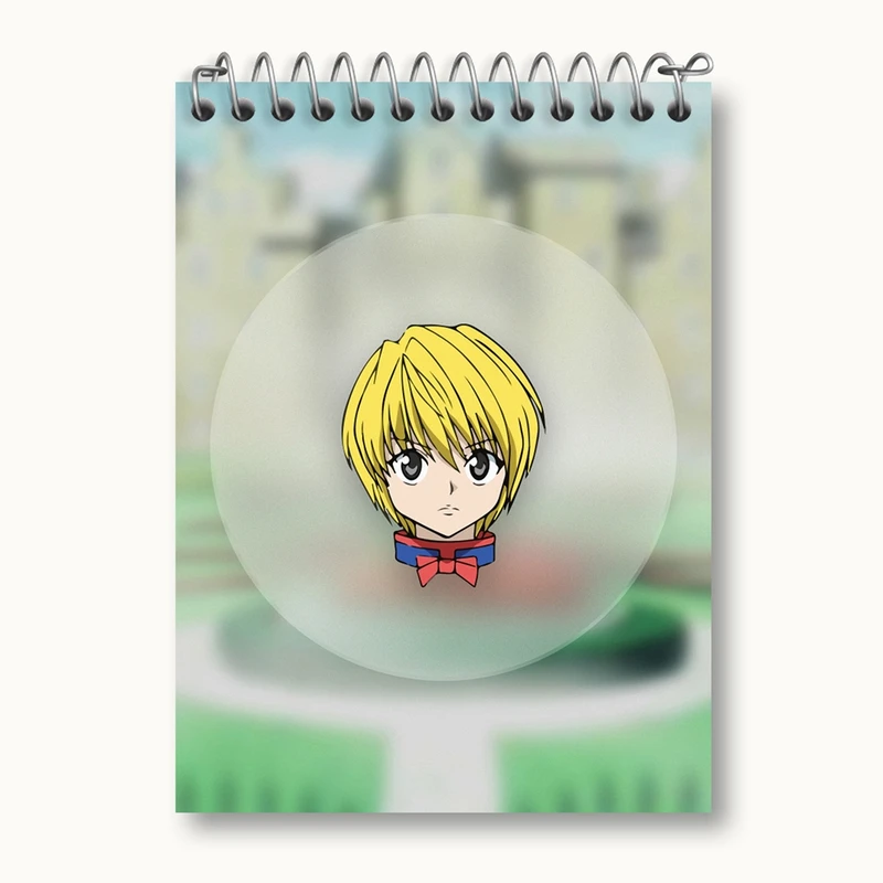 دفتر یادداشت 50 برگ خندالو مدل کوراپیکا انیمه هانتر ایکس هانتر Hunter × Hunter کد 11957
