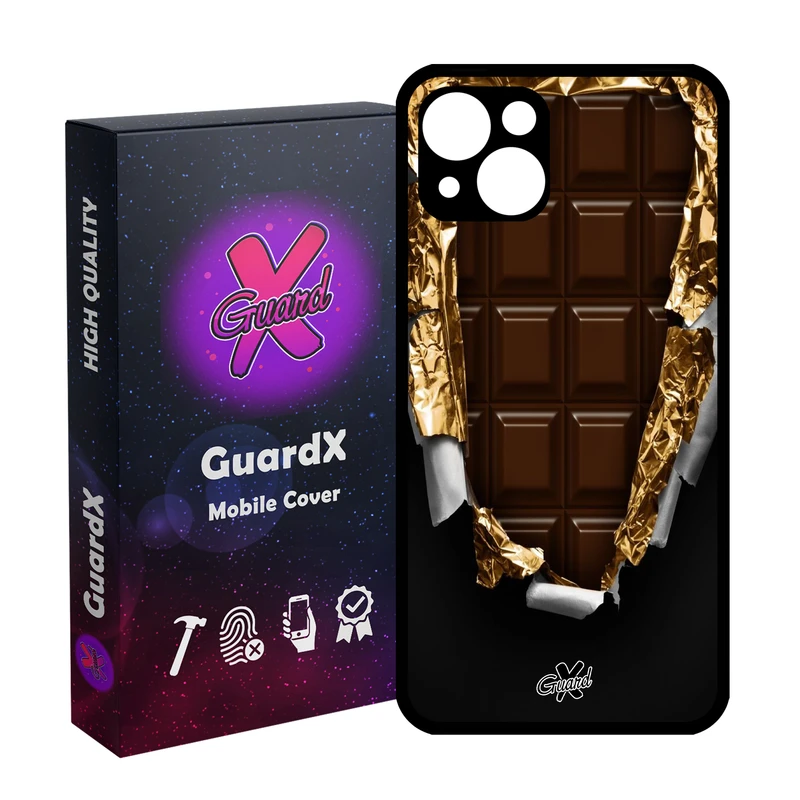 کاور گارد ایکس طرح Chocolate مدل Glass10061 مناسب برای گوشی موبایل اپل iPhone 13