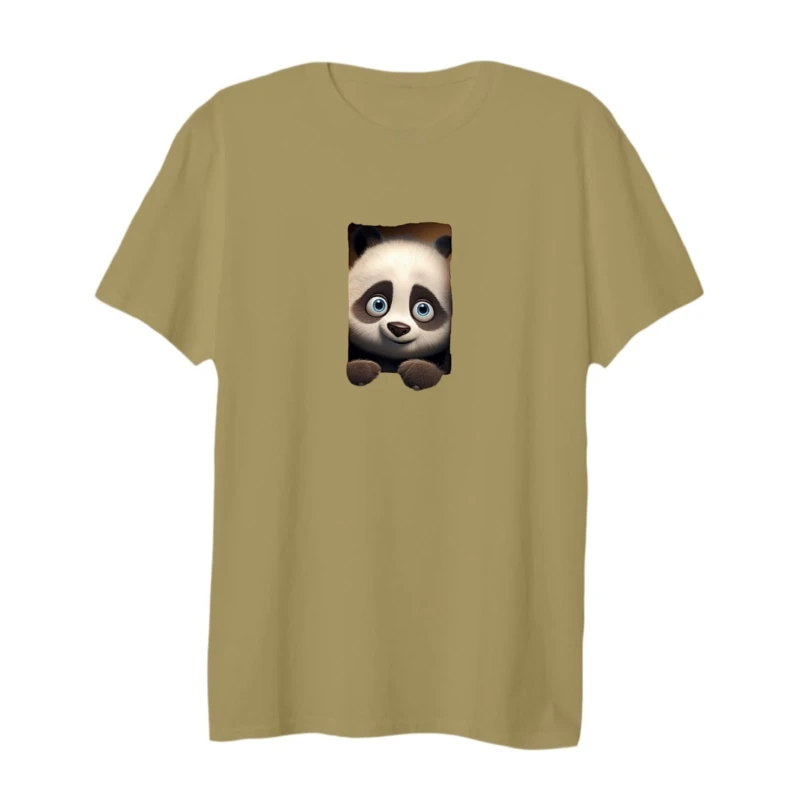 تی شرت لانگ آستین کوتاه زنانه مدل پاندا کوچولو