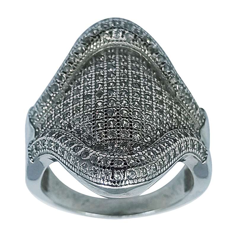 انگشتر نقره زنانه سلین کالا مدل برلیان ce-As243