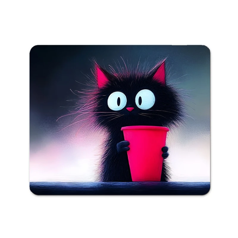 ماوس پد پاد آفرین مدل گربه بامزه کد 3 سایز 24*19 سانتی متر