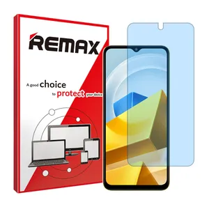 Remax brand shockproof Anti-blue screen protector glass for Xiaomi Poco M5