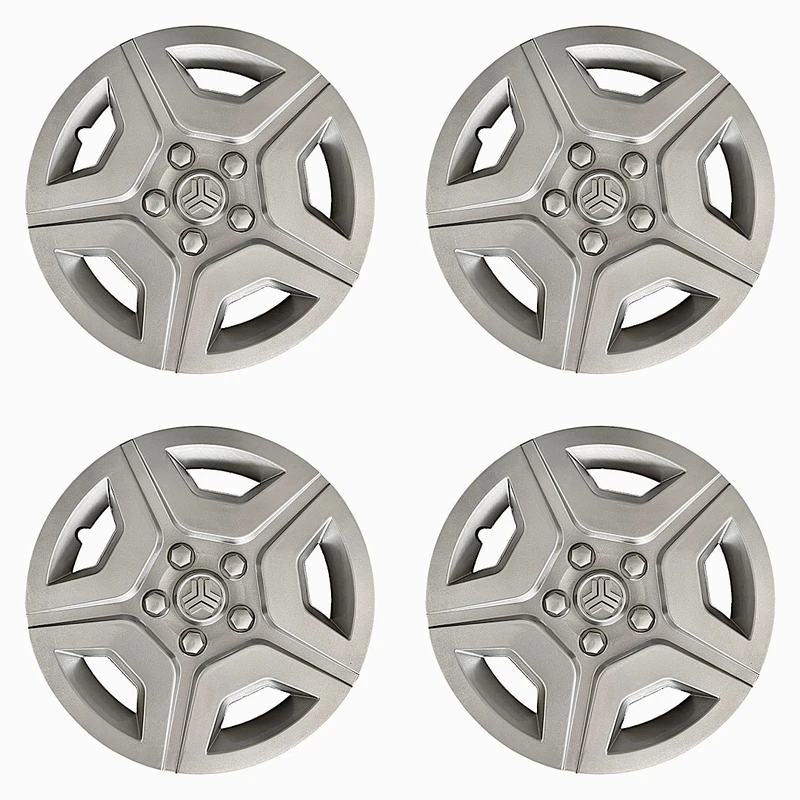 قالپاق چرخ پویا صنعت مدل 13 TARA سایز 13 اینچ مناسب برای پراید مجموعه 4 عددی