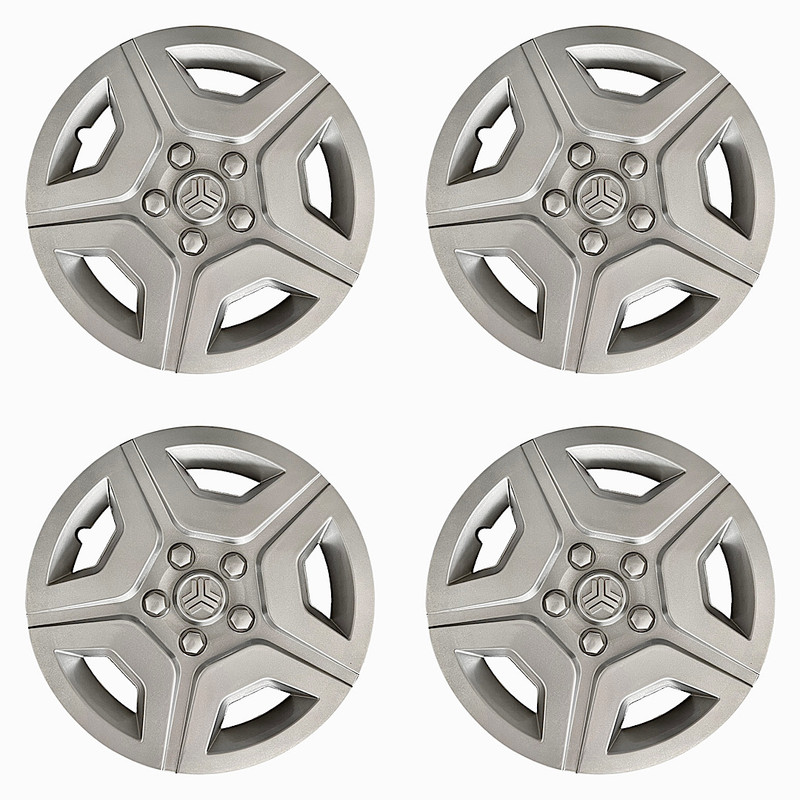 قالپاق چرخ پویا صنعت مدل 13 TARA سایز 13 اینچ مناسب برای پراید مجموعه 4 عددی