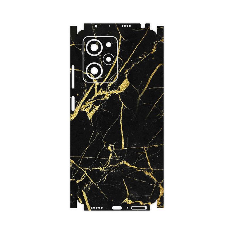 برچسب پوششی ماهوت مدل Graphite_Gold_Marble-FullSkin مناسب برای گوشی موبایل شیائومی Poco X5 Pro