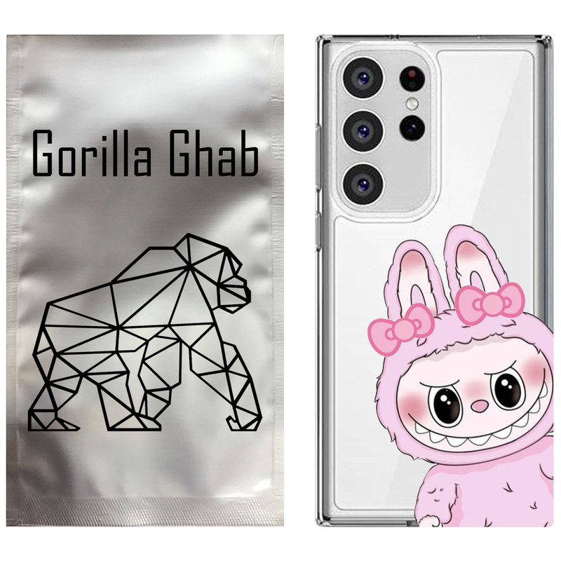 کاور گوریلا قاب مدل CLG کد 118 طرح لبوبو Labubu مناسب برای گوشی موبایل سامسونگ Galaxy S23 Ultra