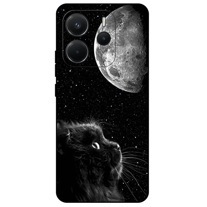 کاور مگافون طرح گربه مدل 1882 مناسب برای گوشی موبایل شیائومی Redmi Note 14 4G