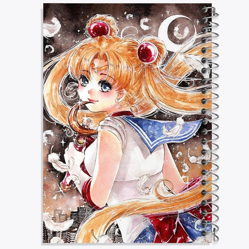 دفتر نت موسیقی 50 برگ خندالو مدل اوساگی تسوکینو انیمه سیلور مون Sailor Moon کد 17433