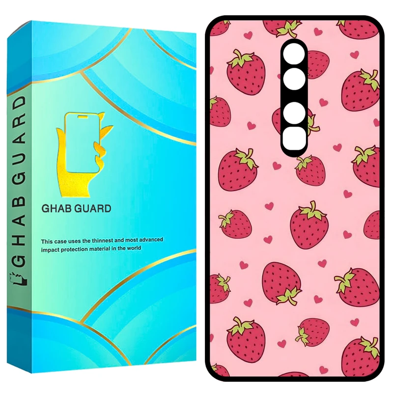 کاور قاب گارد طرح توت فرنگی مدل G9T20 مناسب برای گوشی موبایل شیائومی Mi 9T / Mi 9T Pro / Redmi K20 / Redmi K20 Pro