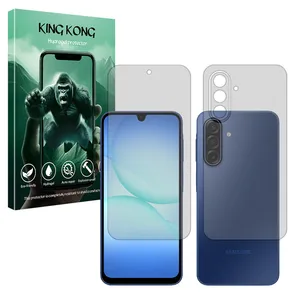 King Kong Tough model transparent screen protector suitable for Samsung Galaxy A17 mobile phone along with the back protector