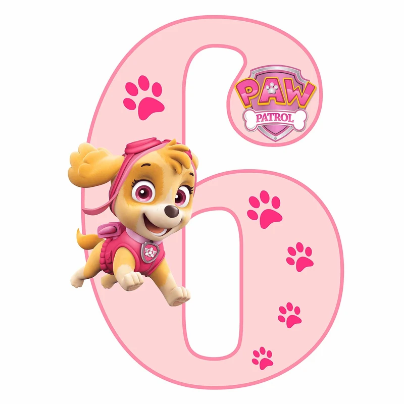 استند رومیزی مدل عدد 6 طرح اسکای کد 1559