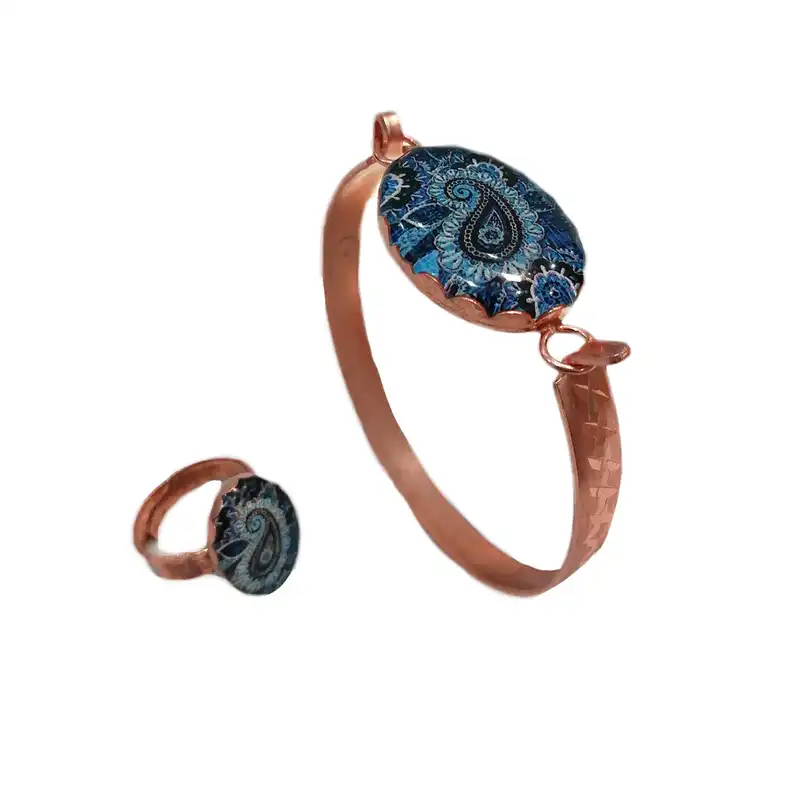 نیم ست زنانه مدل ترمه کد 2.JW172