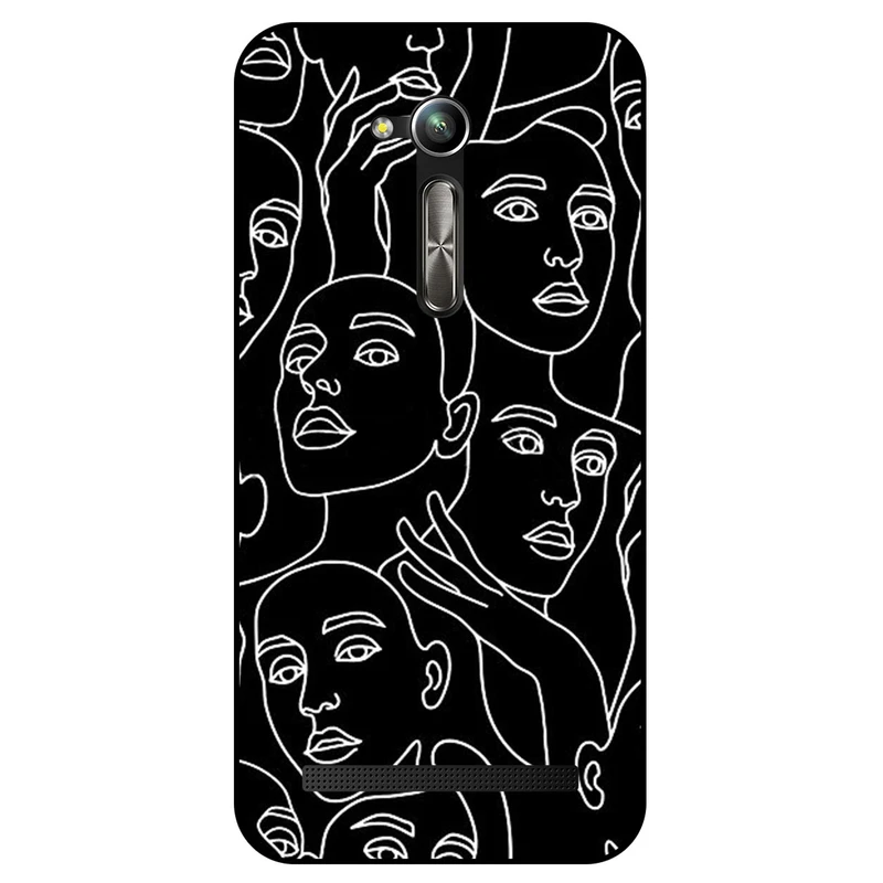 کاور مگافون طرح دخترانه مدل 7762 مناسب برای گوشی موبایل ایسوس Zenfone Go / ZB452KG   