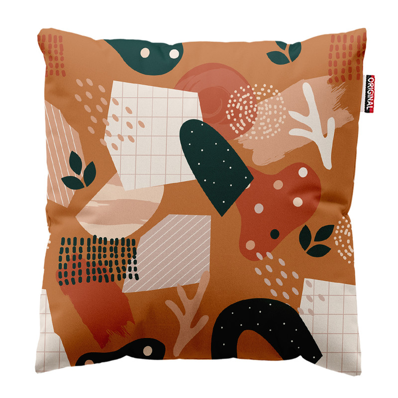 کوسن پاد آفرین مدل بوهو طرح مینیمال کد PK402125 سایز 40*40 سانتی متر