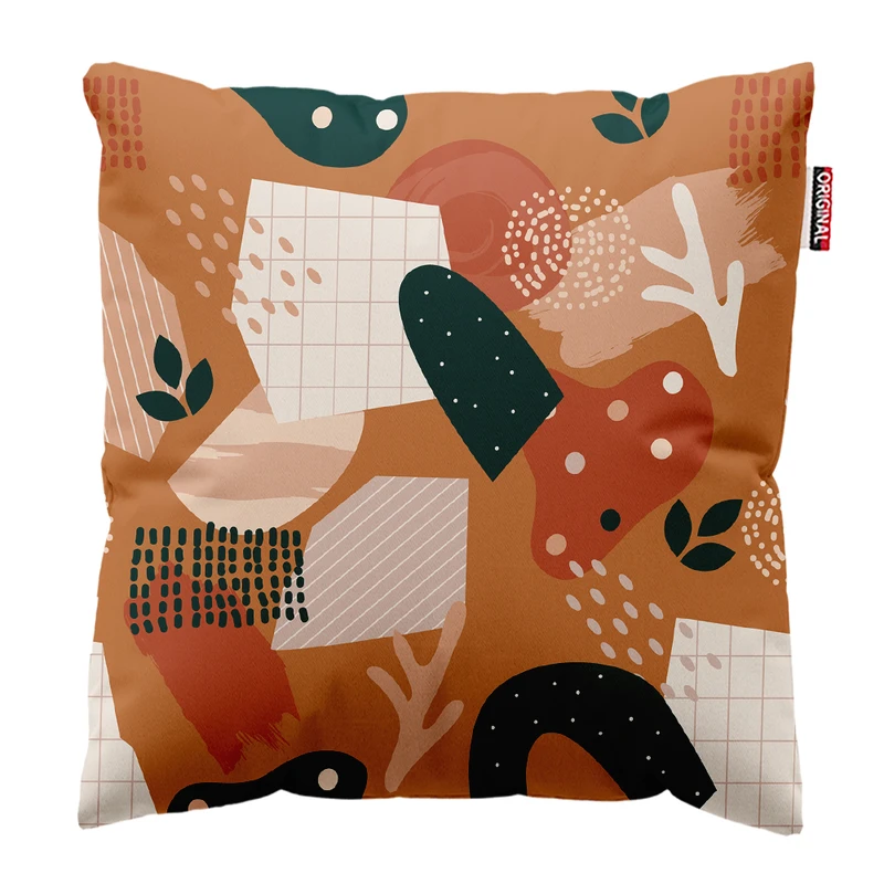 کوسن پاد آفرین مدل بوهو طرح مینیمال کد PK302125 سایز 30*30 سانتی متر