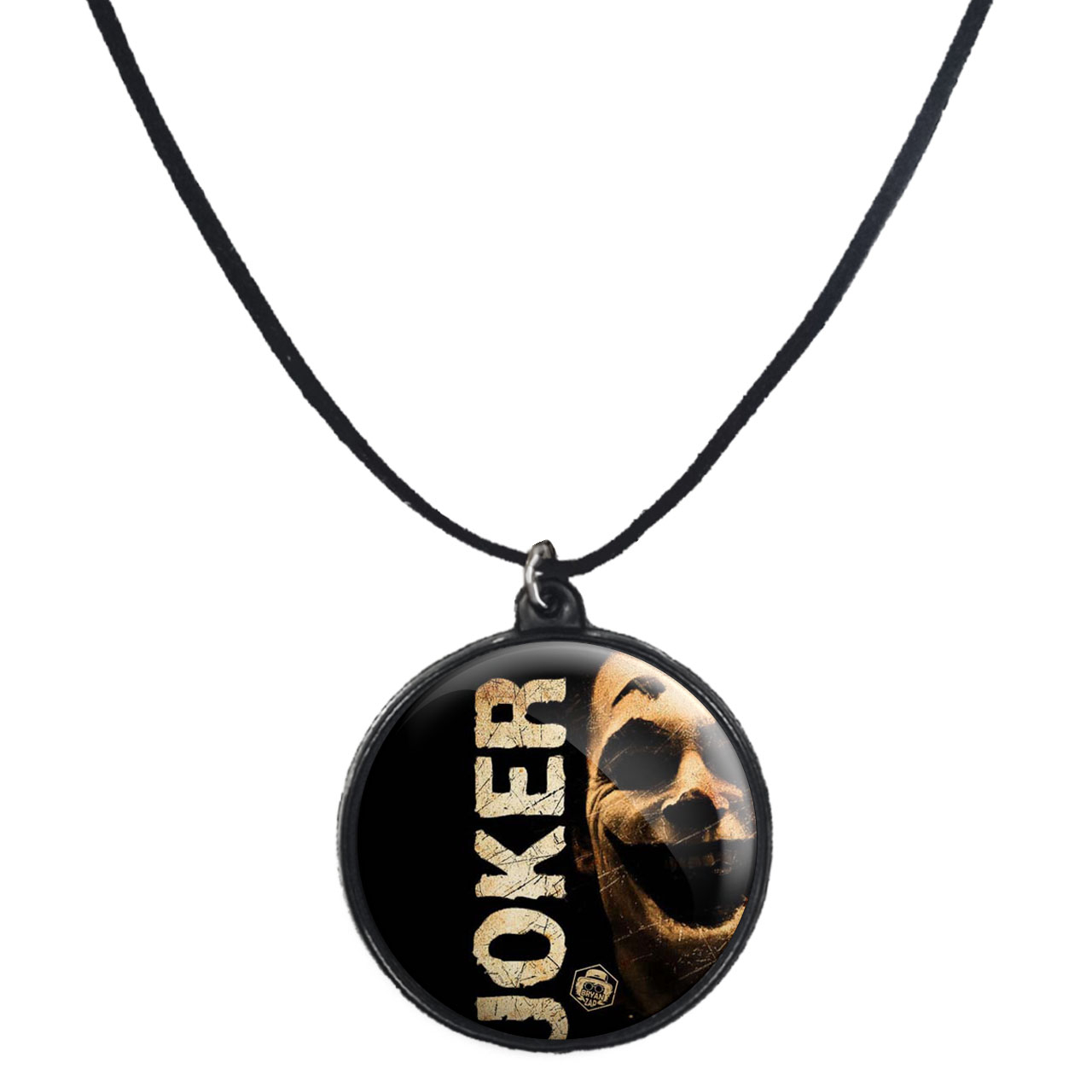 گردنبند پرمانه طرح جوکر کد pmb.367 مدل دو طرفه