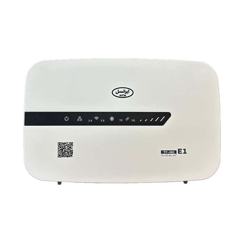 مودم 4G/TD-LTE ایرانسل مدل TF-i60-E1 به همراه 300 گیگابایت اینترنت یکساله و یک سیم کارت دائمی