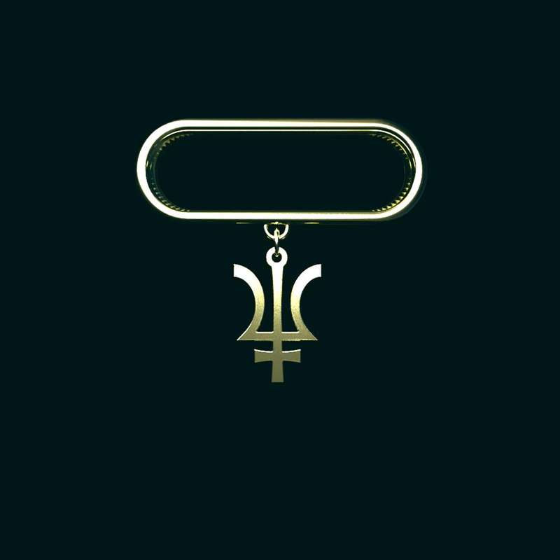 آویز ساعت طلا 18 عیار زنانه مدوپد مدل هندسی کد SK1-1871