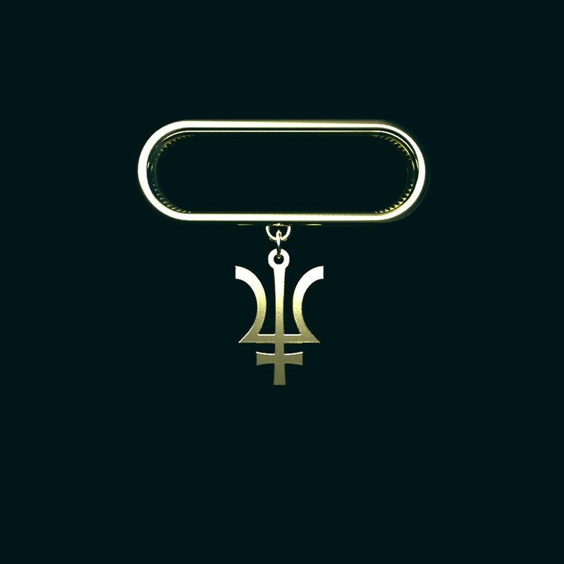 آویز ساعت طلا 18 عیار زنانه مدوپد مدل هندسی کد SK1-1871