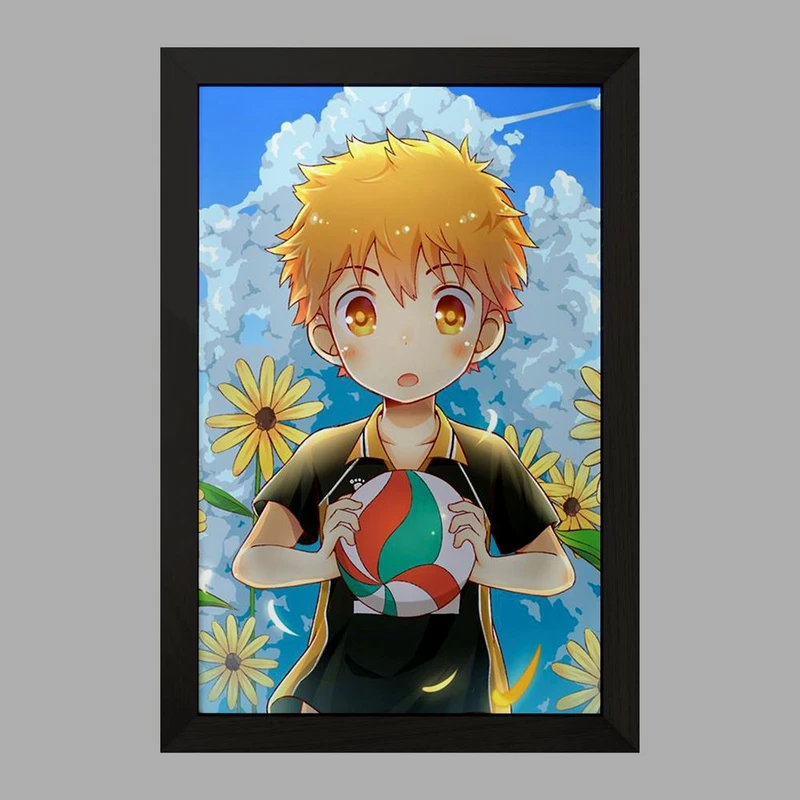 تابلو خندالو مدل هیناتا شویو انیمه آبشار سرنوشت هایکیو کاگیاما  کد 11183