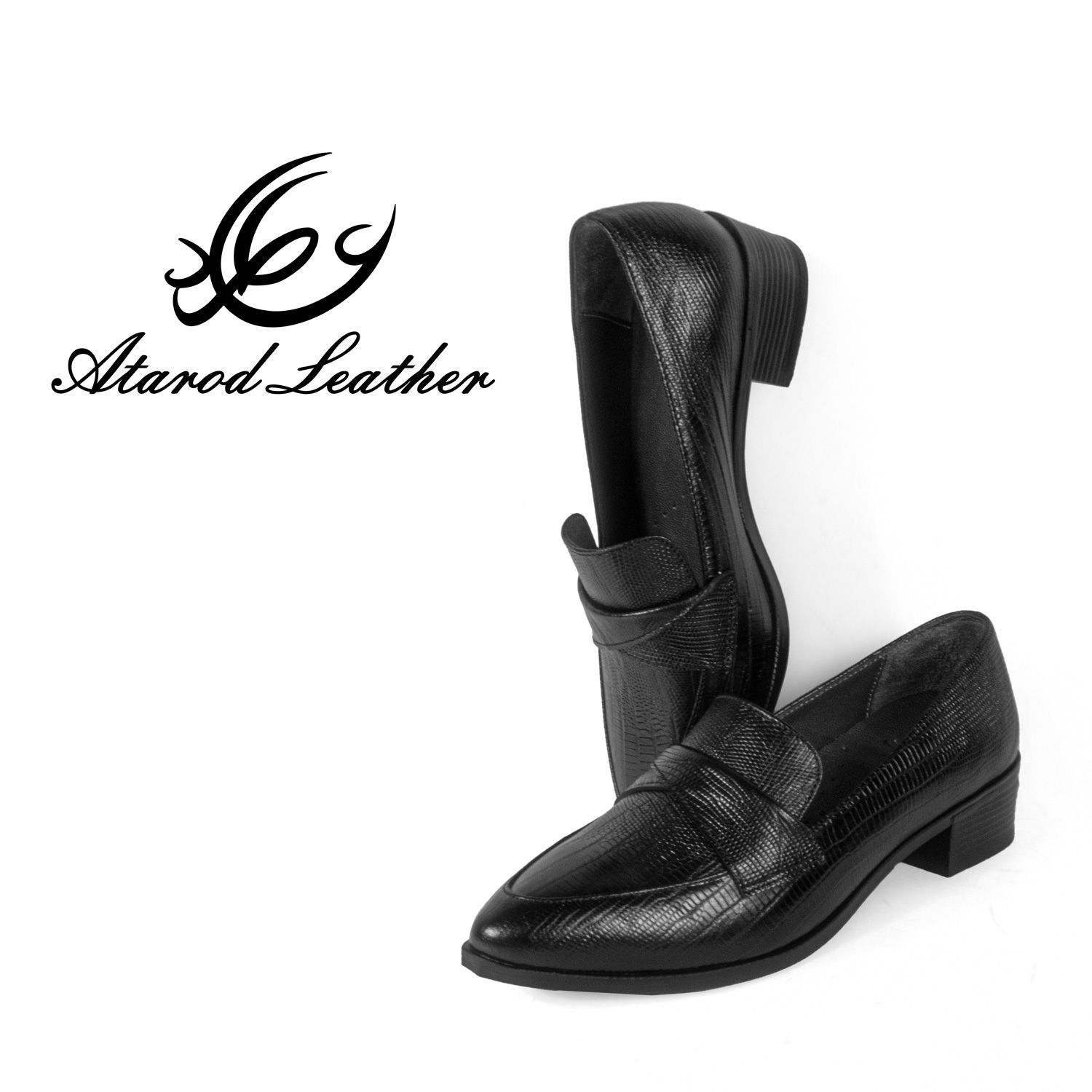 کفش زنانه چرم عطارد مدل چرم طبیعی کد SH210 -  - 5