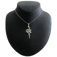 گردنبند نقره زنانه مدل عطیه کد G-42