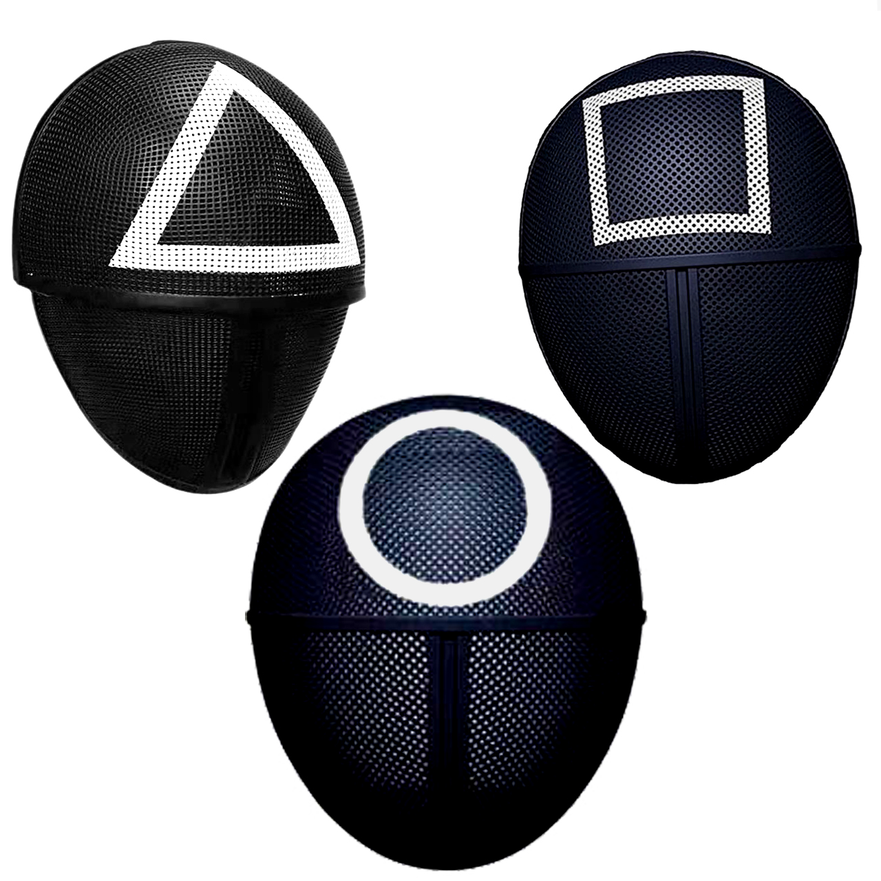 ماسک ایفای نقش دنیای سرگرمی های کمیاب مدل ماسکهای بازی مرکب مجموعه 3 عددی