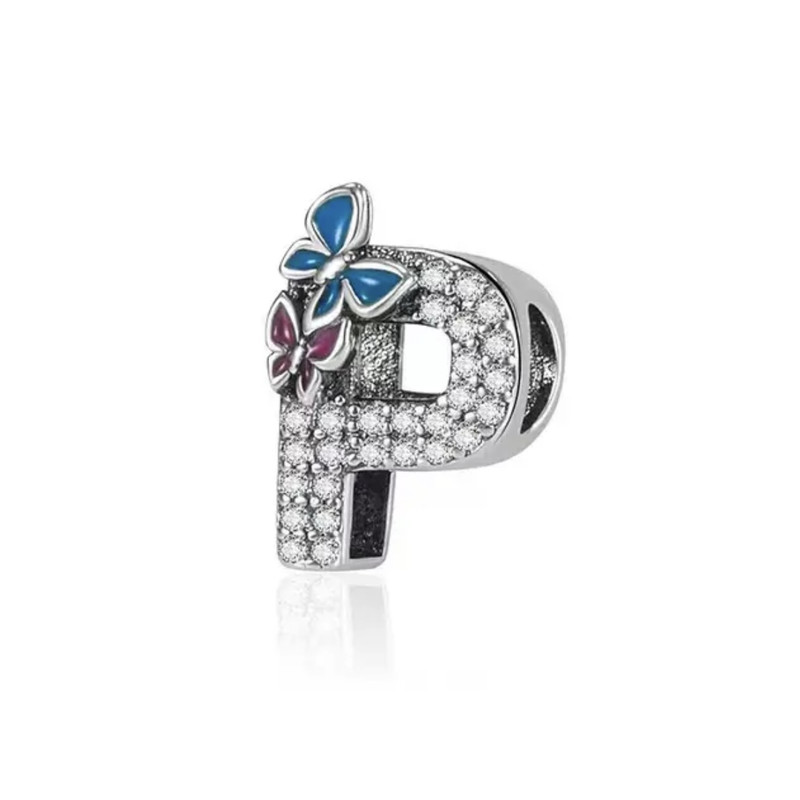 آویز گردنبند نقره زنانه پاندورا مدل 6581 حرف P