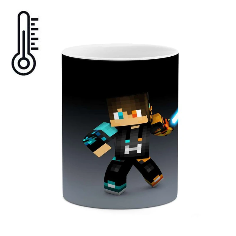 ماگ حرارتی کاکتی مدل ماینکرافت کد mgh13014