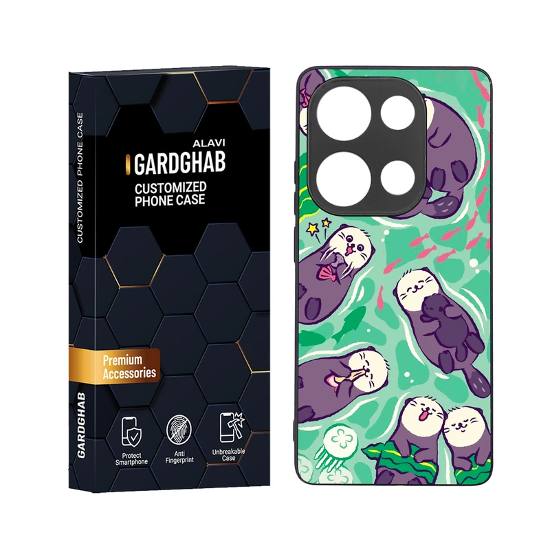 کاور گارد قاب علوی مدل دور ژله ای مناسب برای گوشی موبایل شیائومی Redmi Note 13 Pro 4G