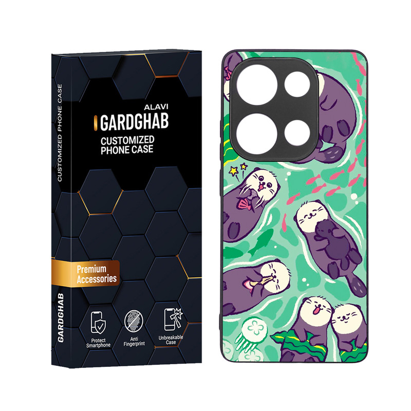 کاور گارد قاب علوی مدل دور ژله ای مناسب برای گوشی موبایل شیائومی Poco M6 Pro 4G