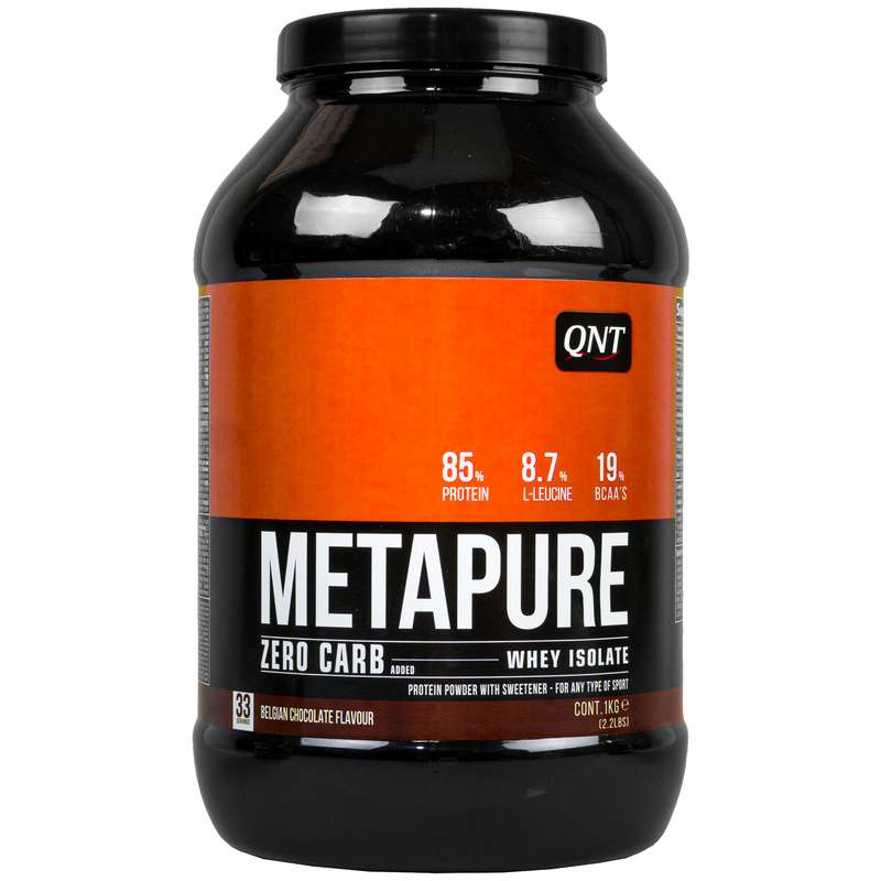 پودر پروتئین وی ایزوله متاپیور زیرو کرب کیو ان تی - 1000 گرم